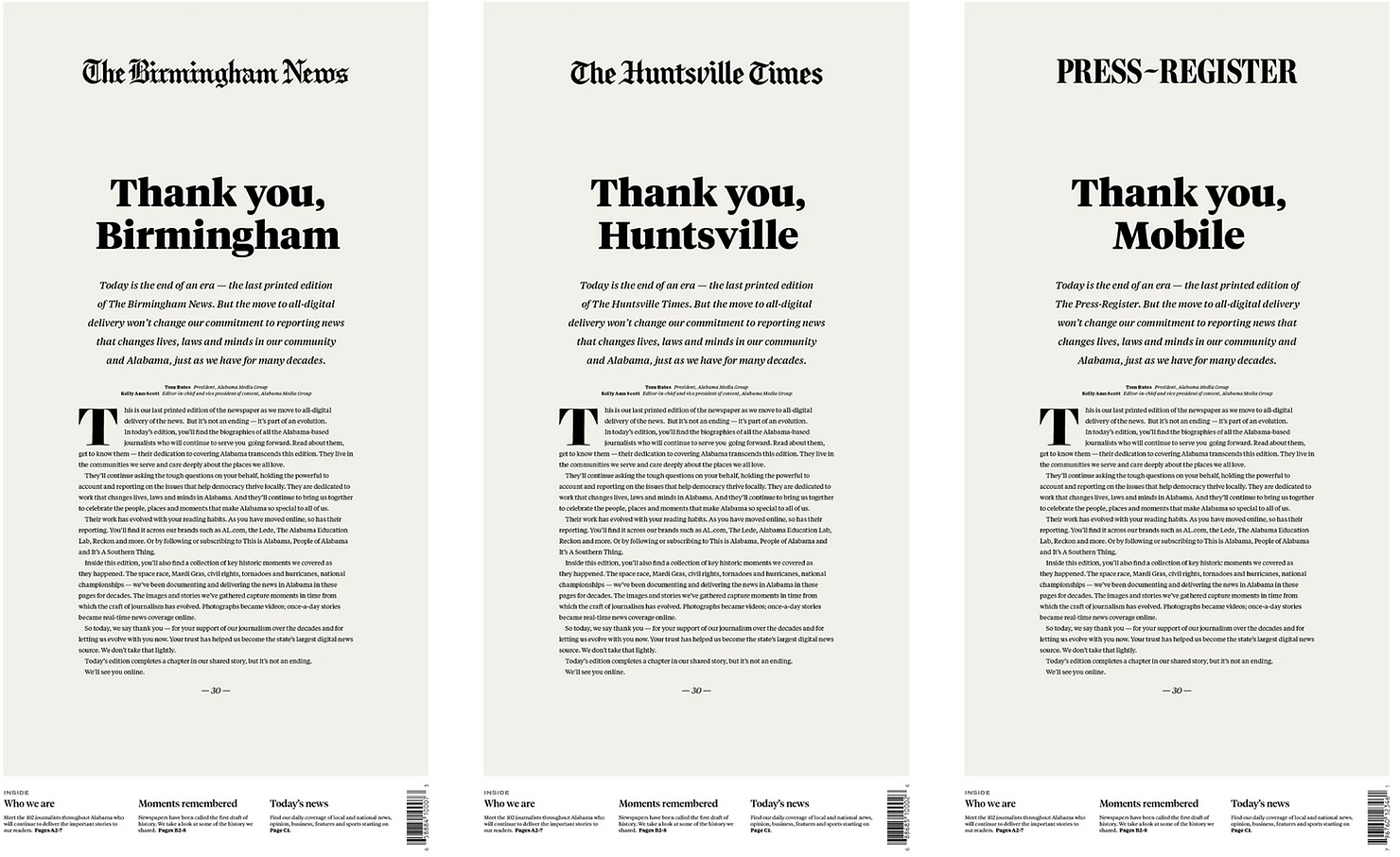 What we mean when we say we miss newsrooms