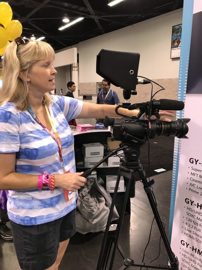 The author at Vidcon